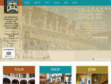 Tablet Screenshot of missioninnmuseum.org